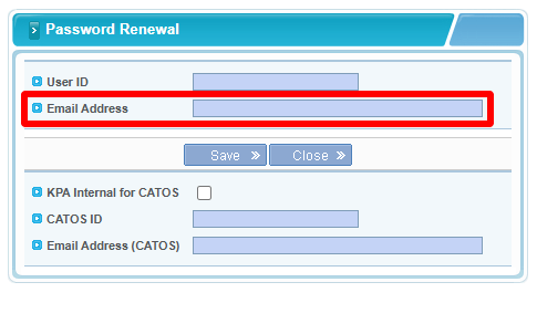 Enter Email Address Registered on KWATOS
