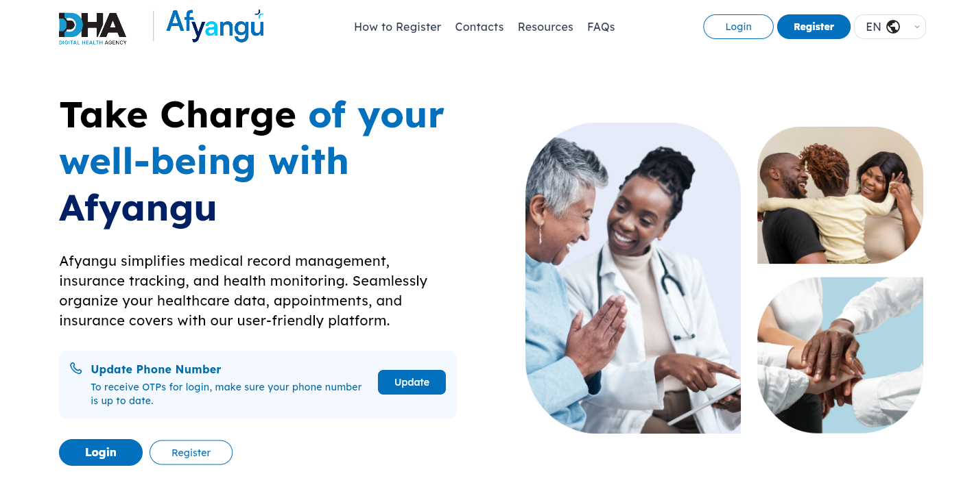 Visit Afyayangu website
