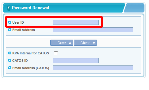 enter kwatos user id