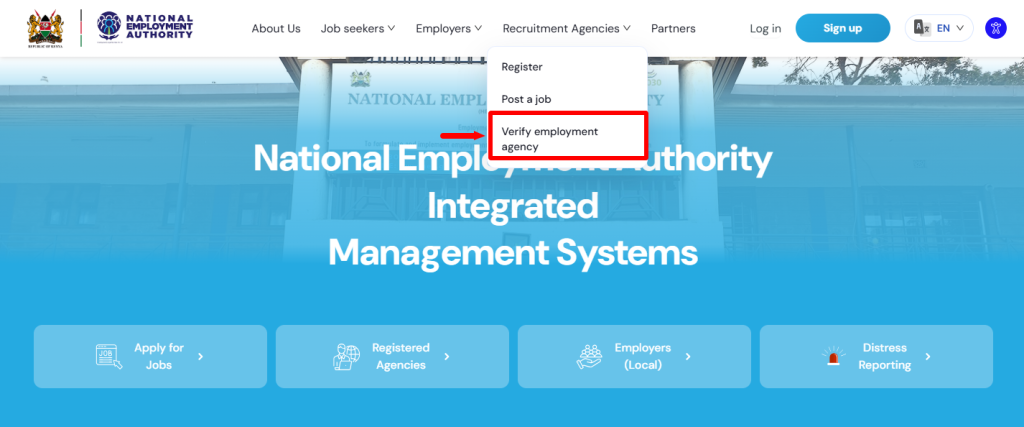 Click Verify Recruitment Agency