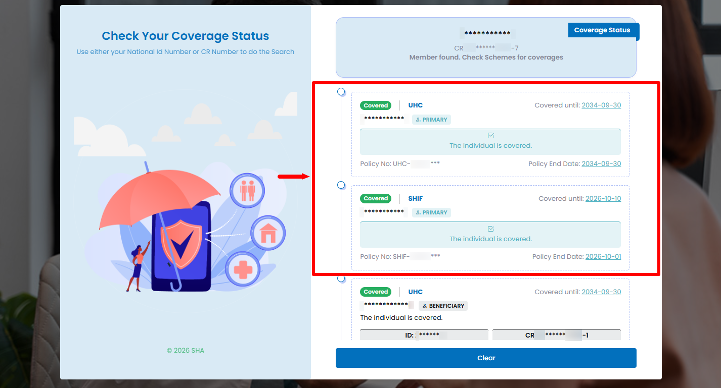 SHA Coverage Status