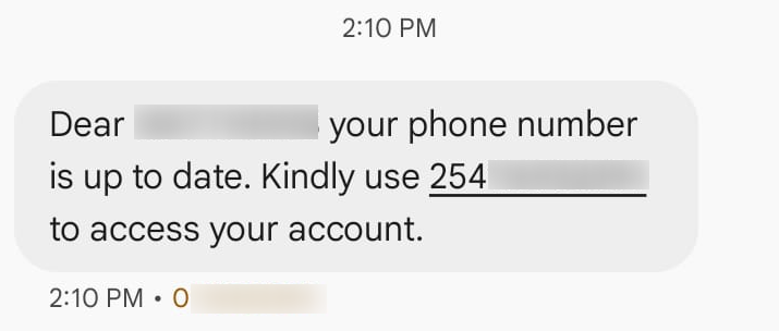 SHA Phone Number Updated Successfully