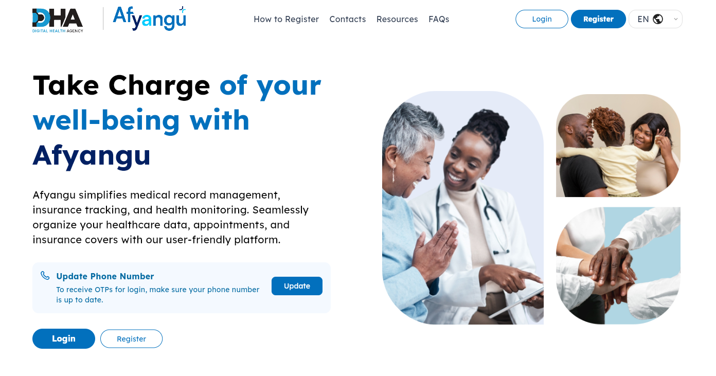 Visit Afyayangu website