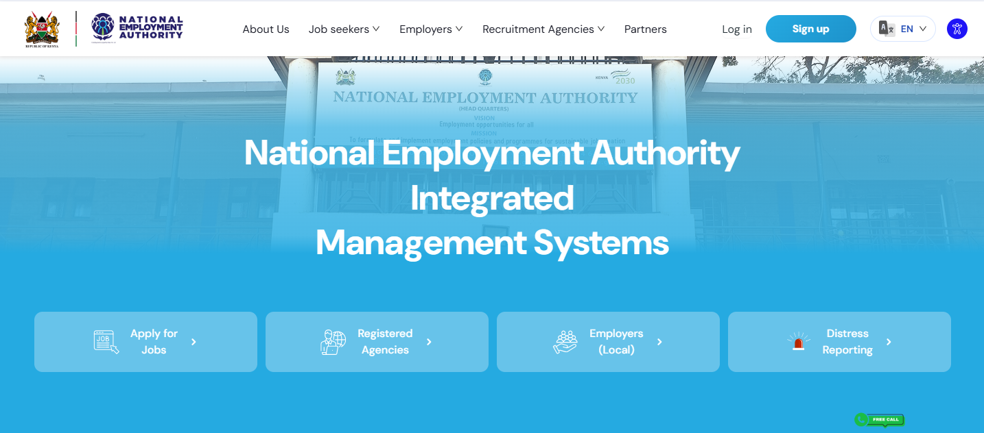 Visit National Employment Authority Integrated Management Systems (NEAIMS)