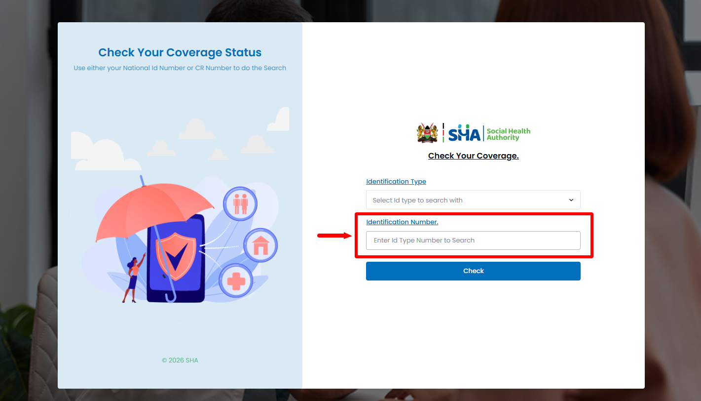 enter identification number
