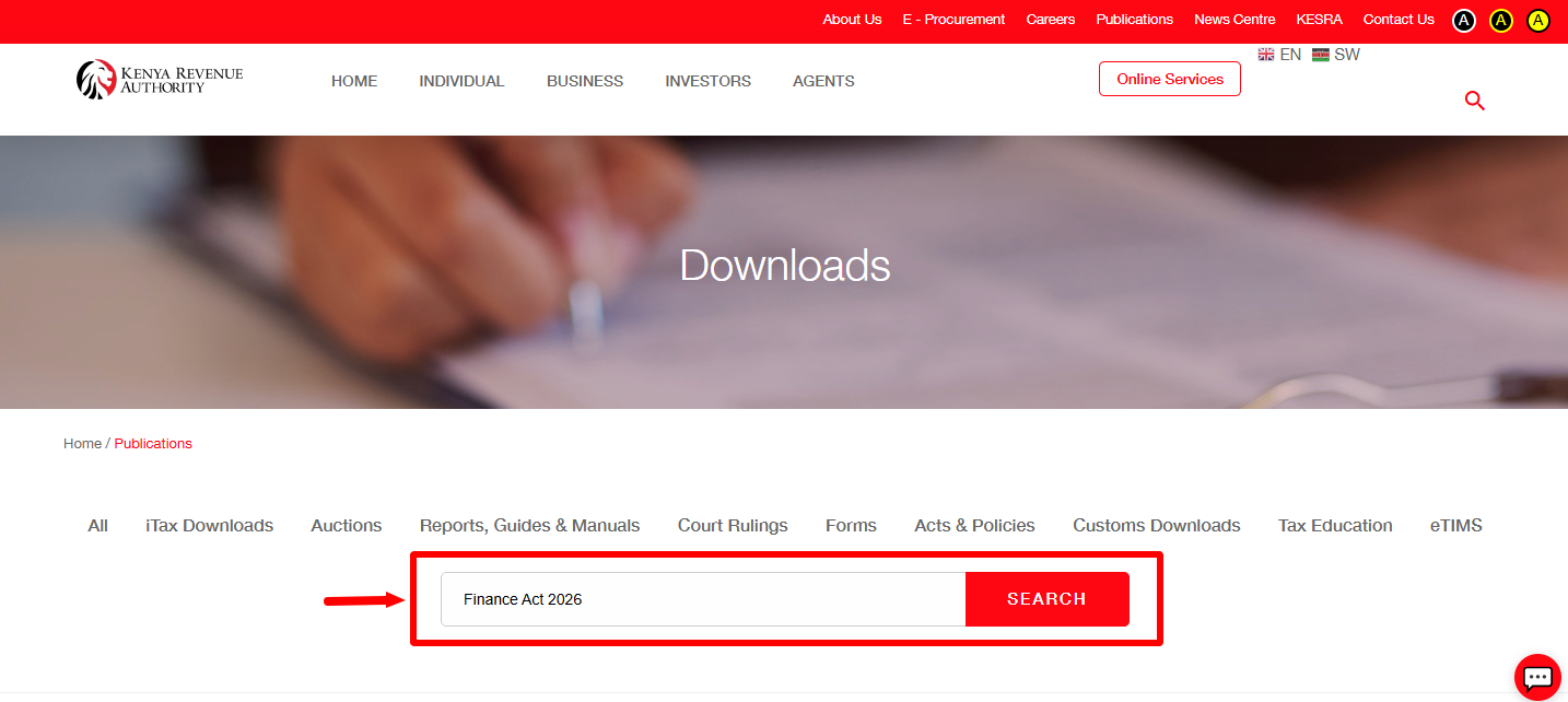 search finance act 2026