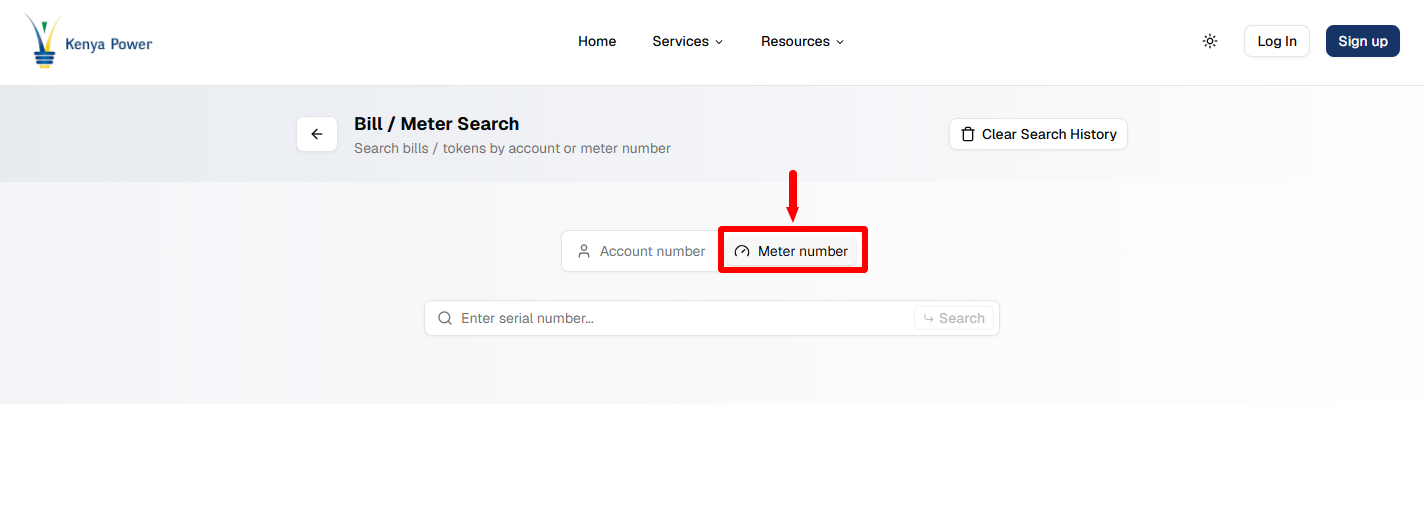 select kenya power meter number