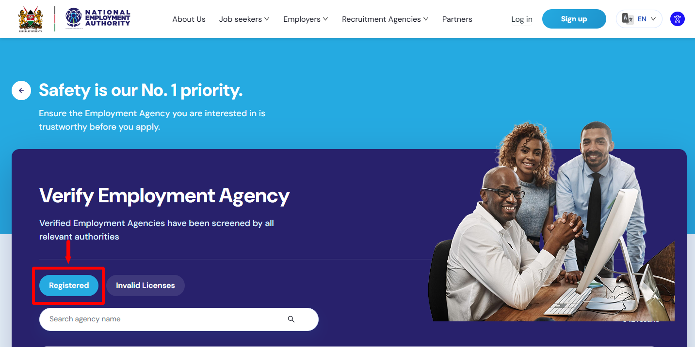 verify employment agency