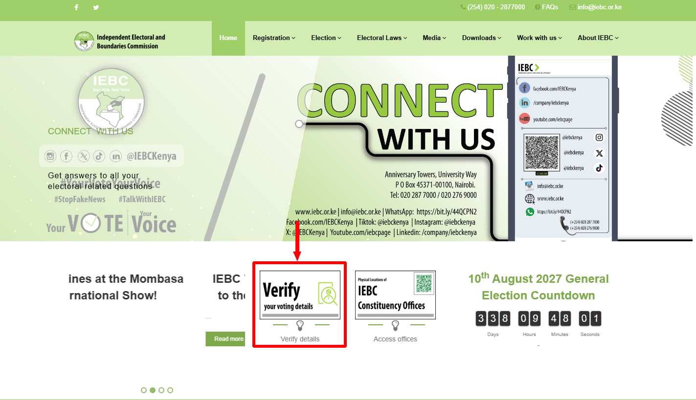 verify your voting details