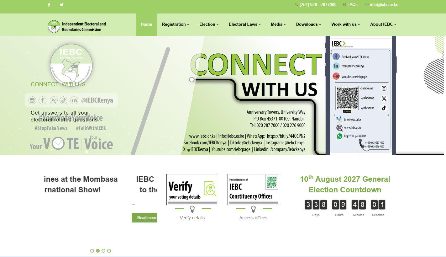 visit iebc website