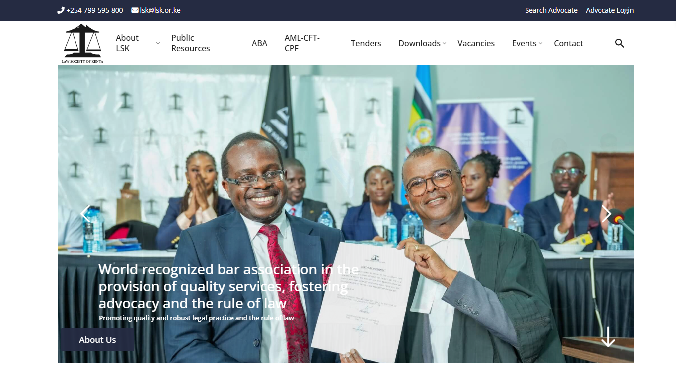 visit law society of kenya website