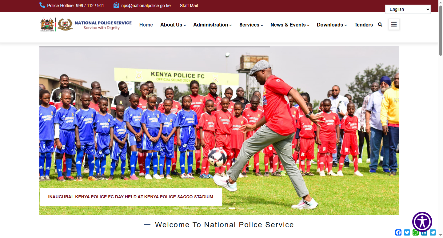 visit national police service website