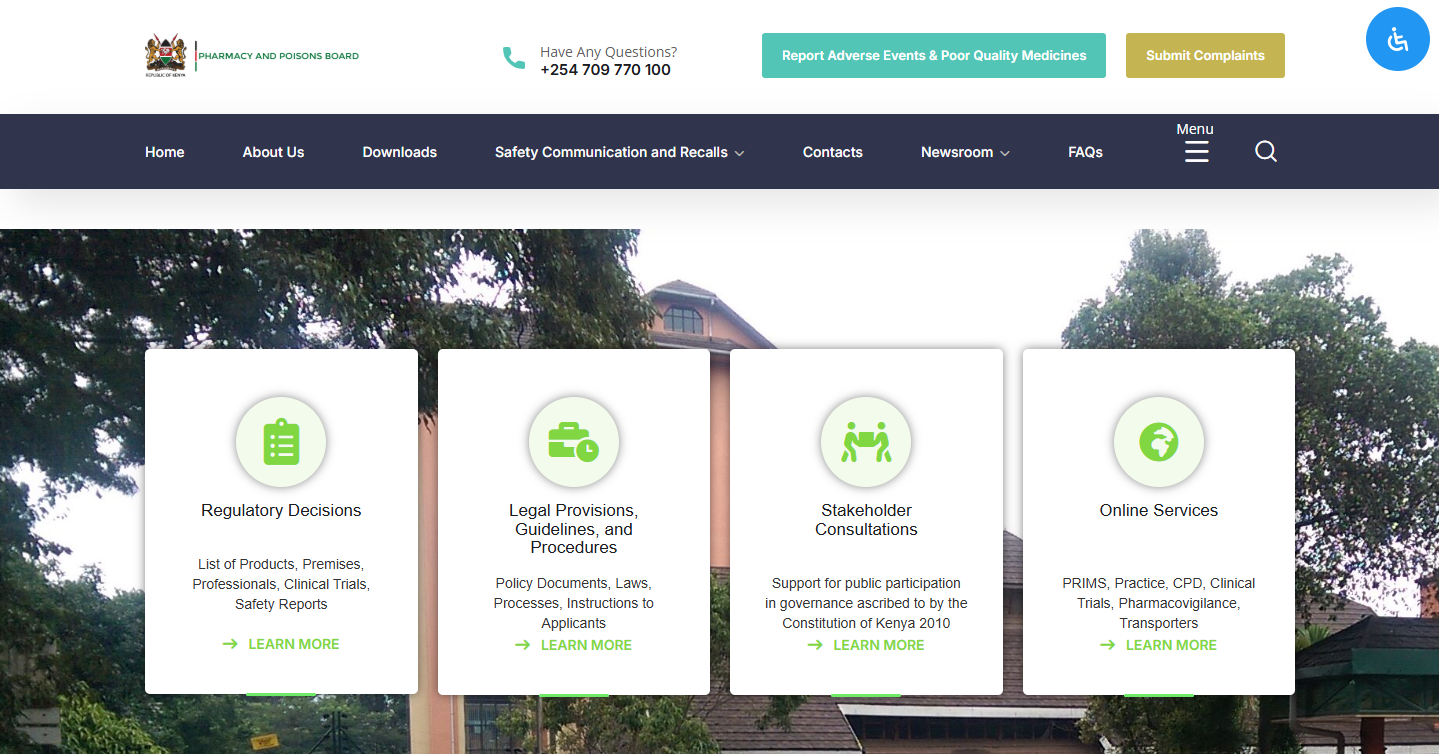 visit pharmacy and poisons board website